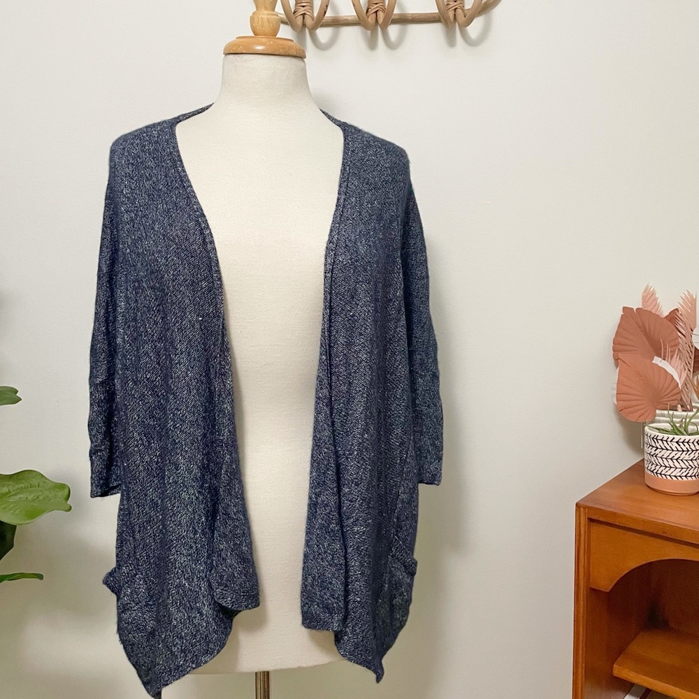 Athleta Navy Cashmere Wrap